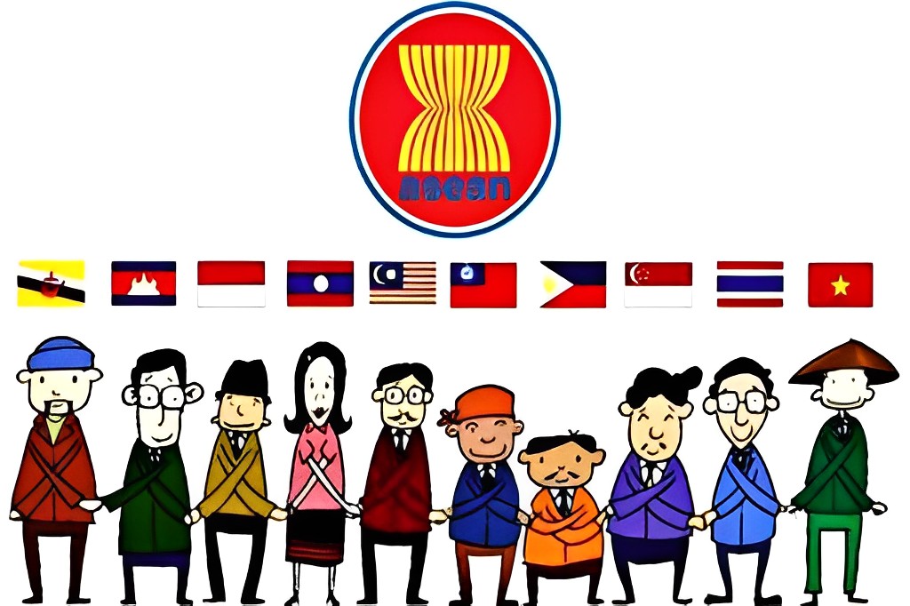 Bài tập trắc nghiệm ôn tập Hiệp hội các nước Đông Nam Á (ASEAN) - Môn Địa Lý lớp 11